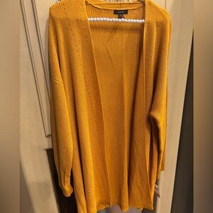 Alfani Women's Scoop Neck Knit Sweater in Mustard